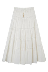 Star Shell Maxi Skirt